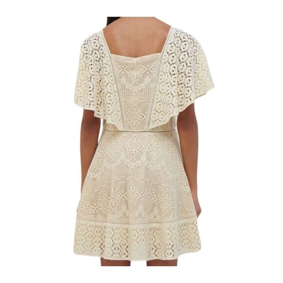 Jonathan Simkhai Avalon Crochet Coverup Dress Size S - Picture 2 of 6
